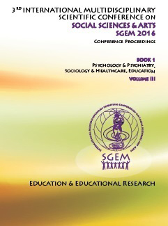 Proceedings SGEM 2016 / Book1 / ISSN 2367-5659